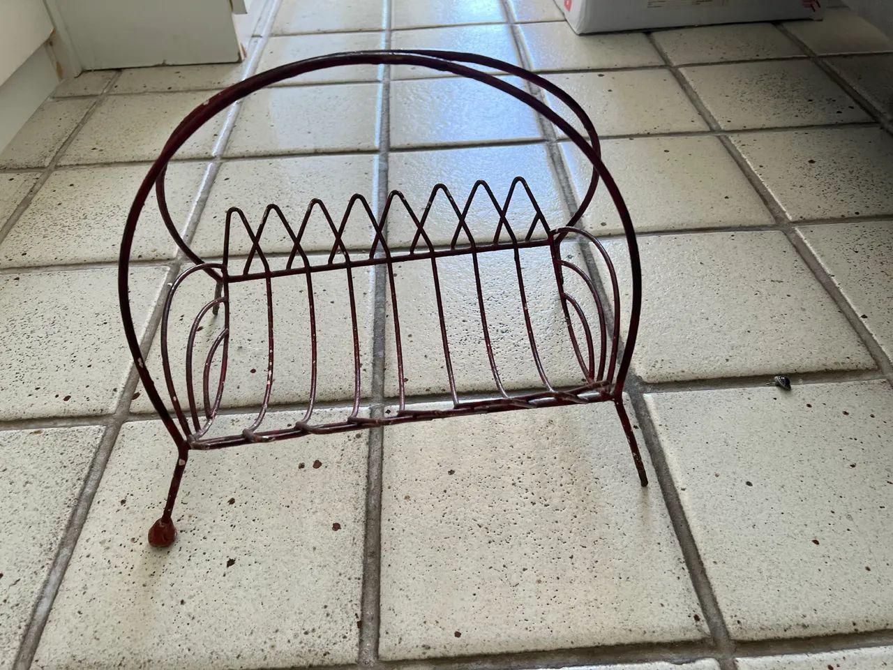 Cesta de ferro antiguidade 