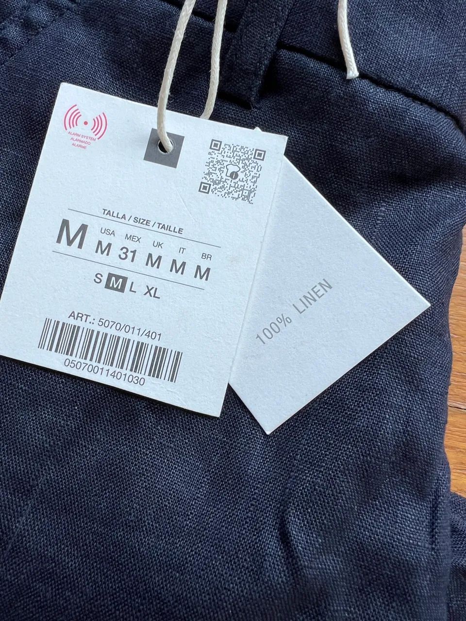 Shorts NOVO 100% linho da ZARA - Foto 4