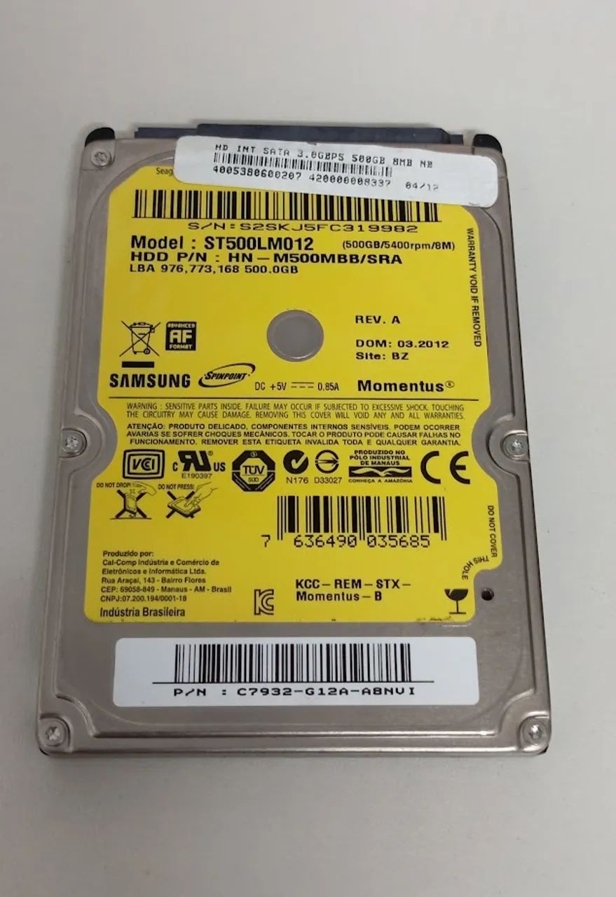 HD Samsung 500GB