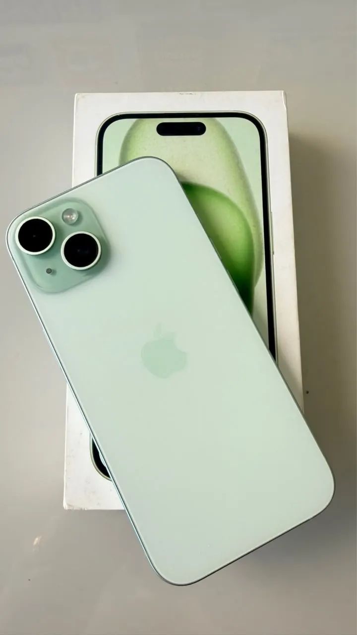 Vendo IPhone 15 128gb cor verde - Foto 3