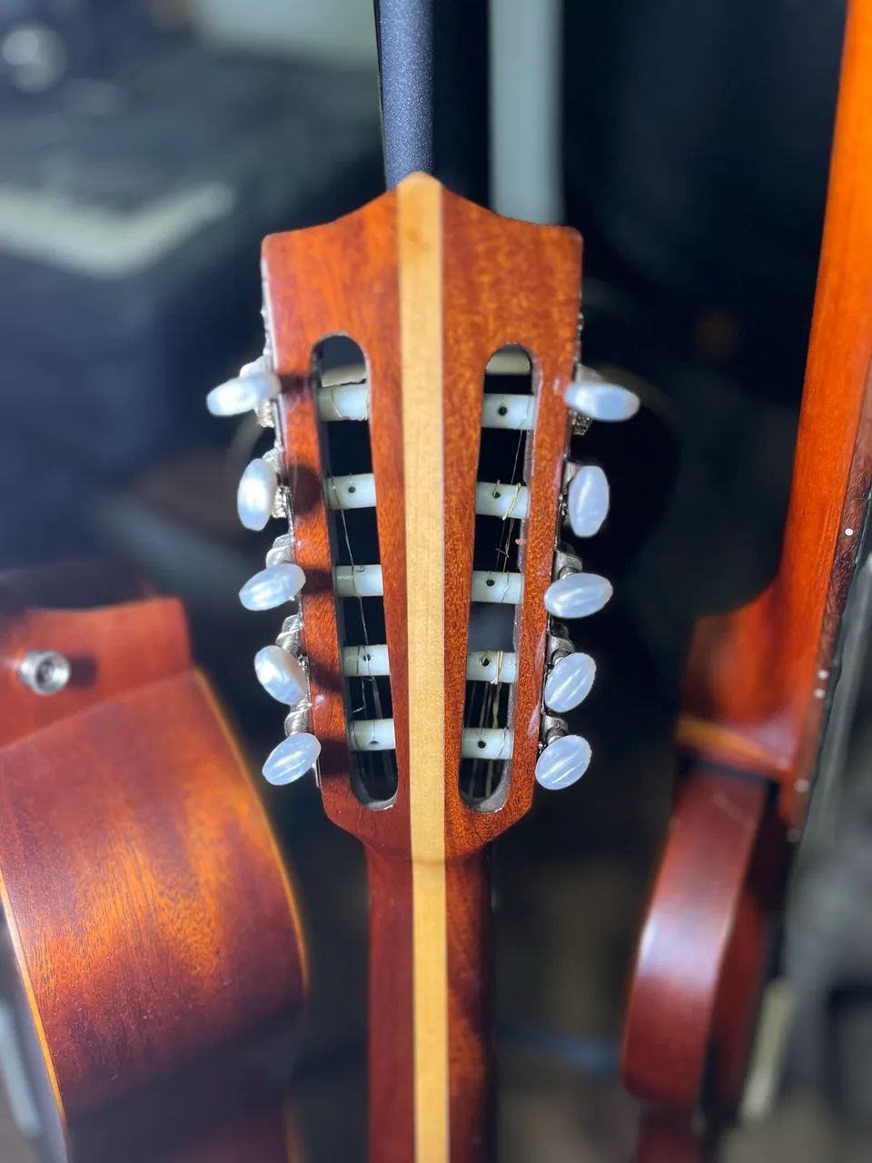 Viola Clássica Del Vecchio Tampo Maciço Eletroacústica  - Foto 4