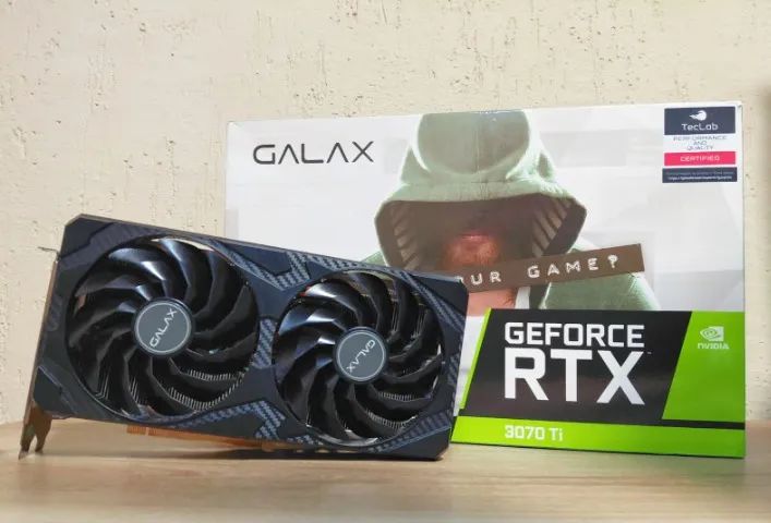 Nvidia GeForce RTX 3070 Ti 8GB GALAX - Seminova com caixa - Placas