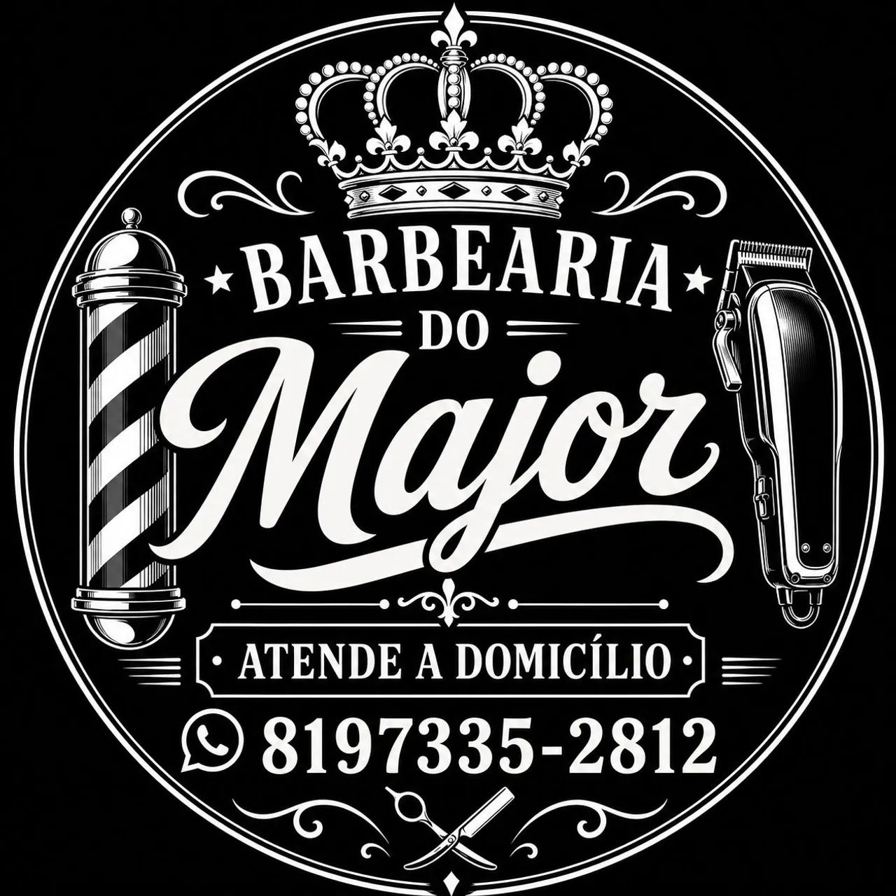 Corto cabelo a domicílio,faço todo tipo de corte,e deixo o cliente satisfeito.