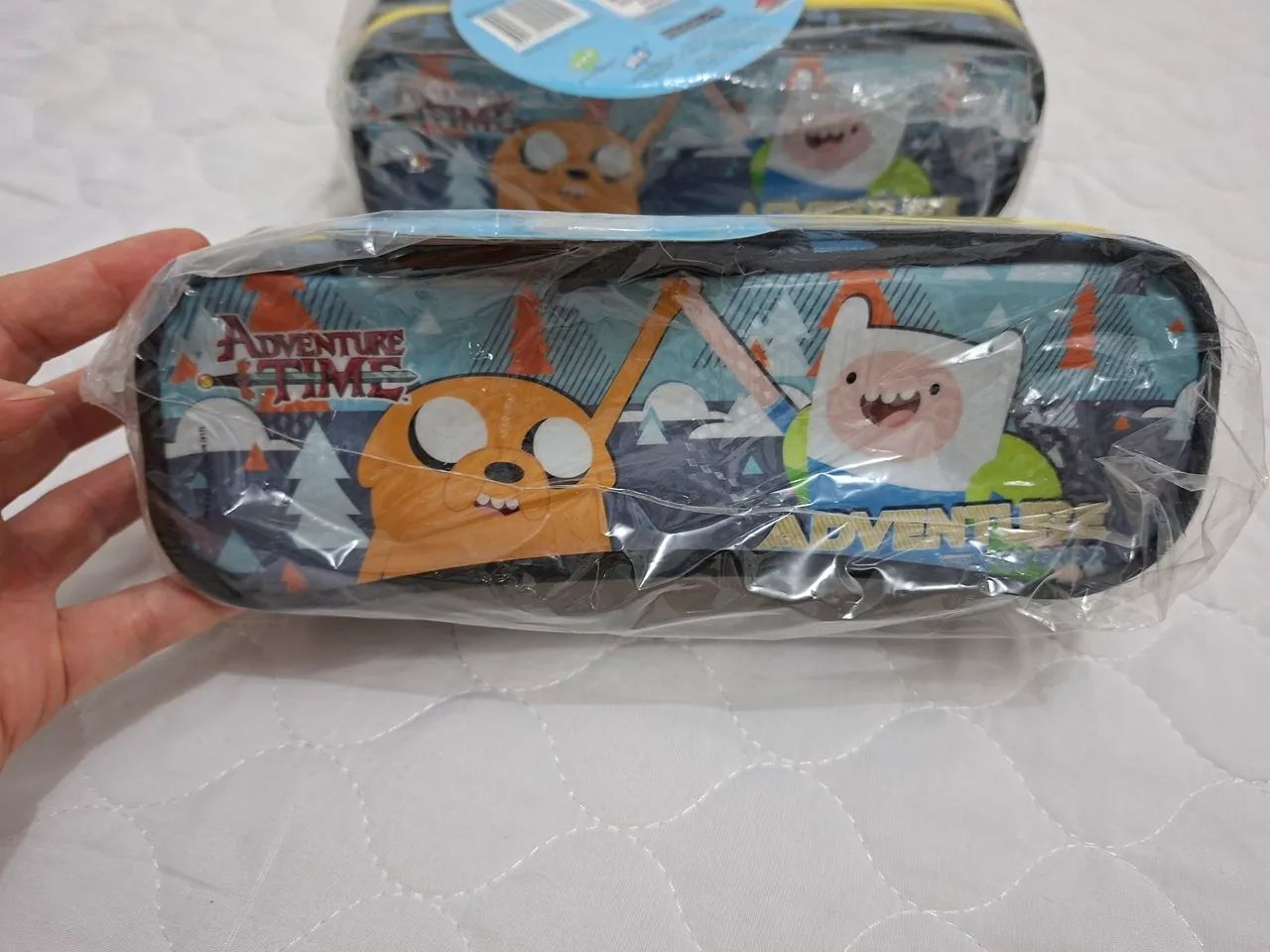 Estojo escolar com 2 divisórias adventure time unid - Foto 2