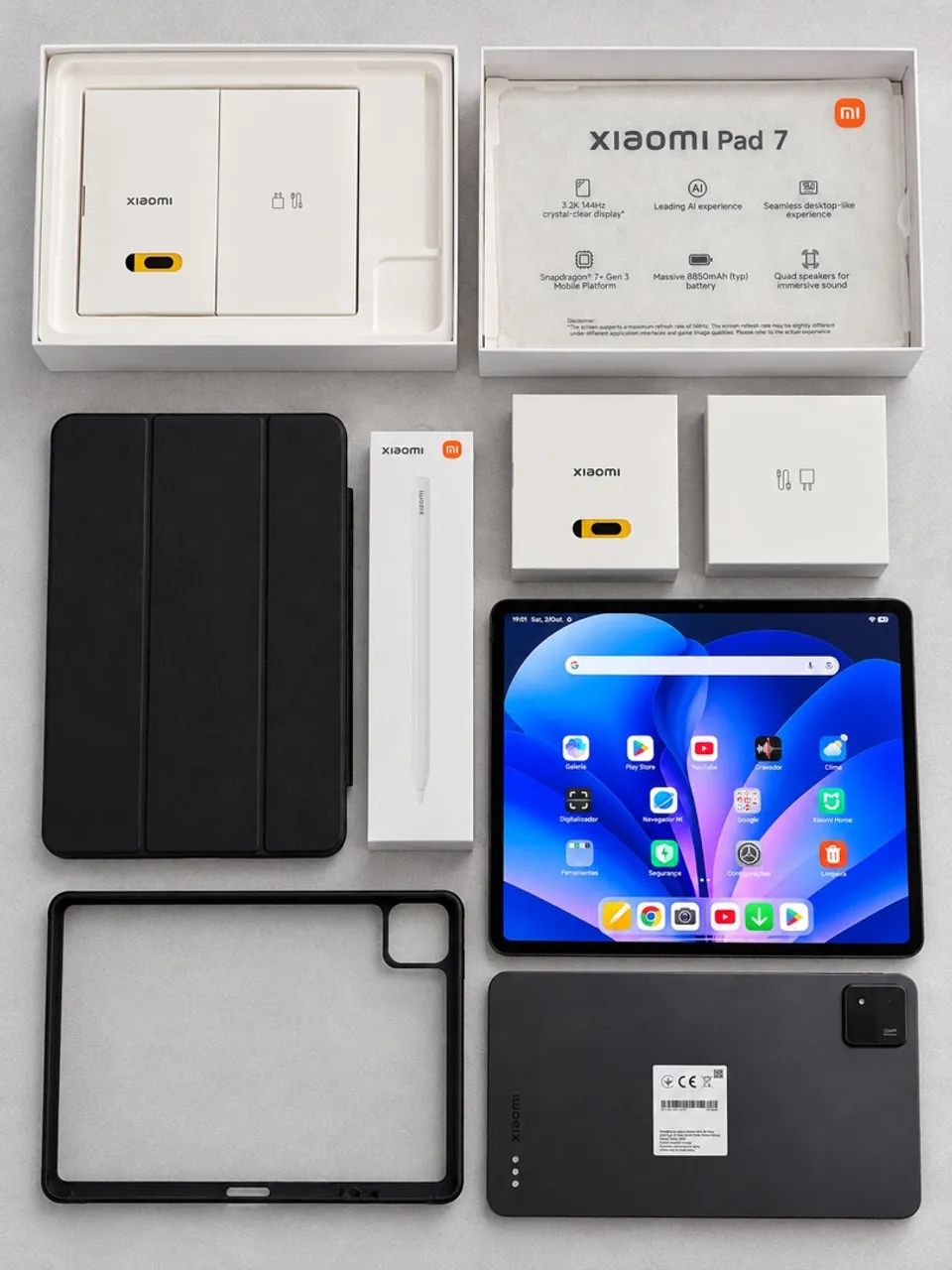 Tablet Xiaomi Pad 7 com 256GB e 12GB RAM 