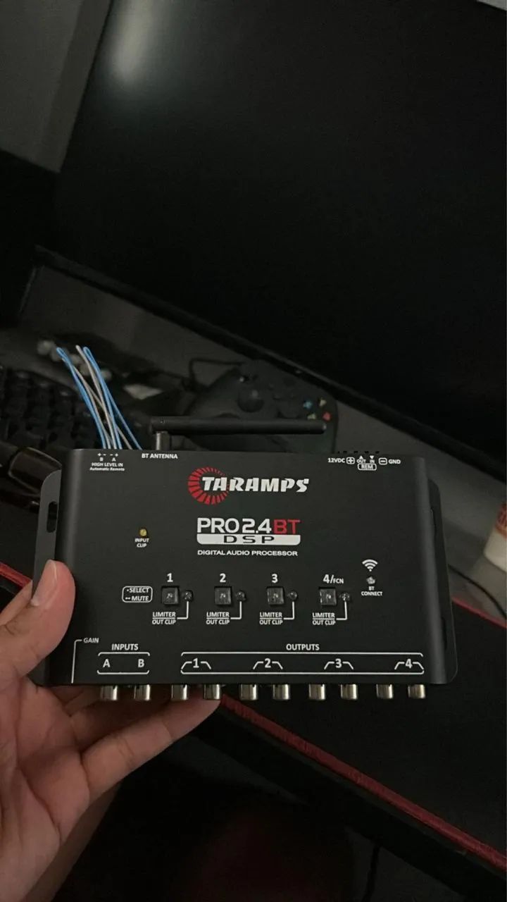 Processador automotivo taramps dsp2.4