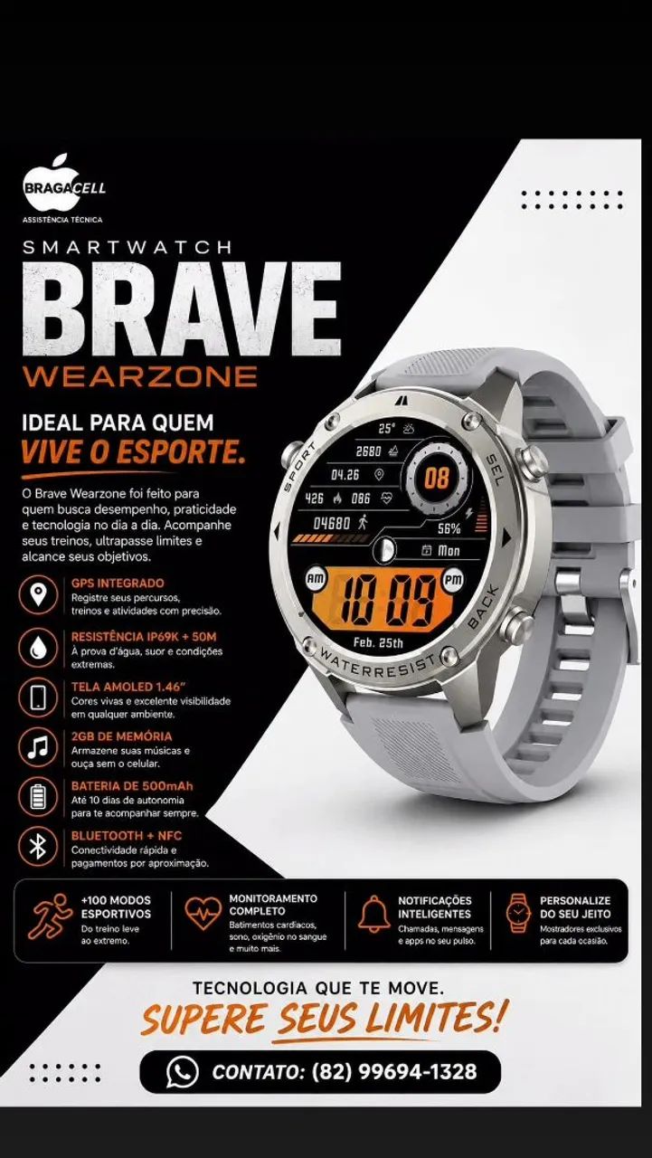 Smartwatch BRAVE WEARZONE 