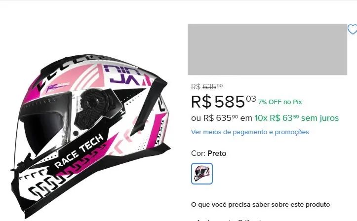 Capacete feminino - Race tech - Foto 3