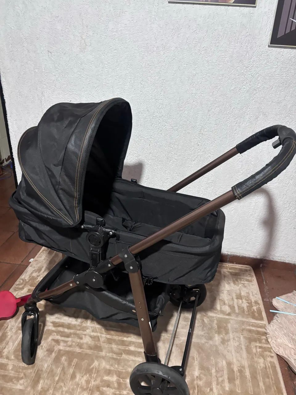 Carrinho e bebê conforto da Galzerano 