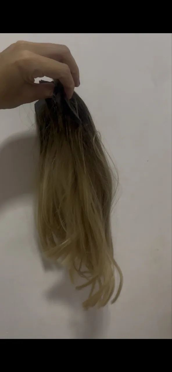 Cabelo humano 40 cm 100 gramas 