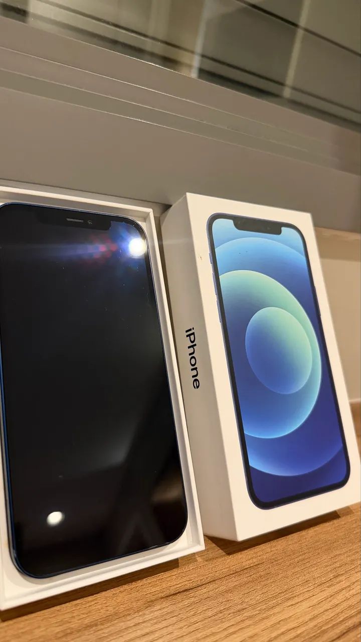 iPhone 12 128GB Azul - Muito Conservado, Excelente Oportunidade