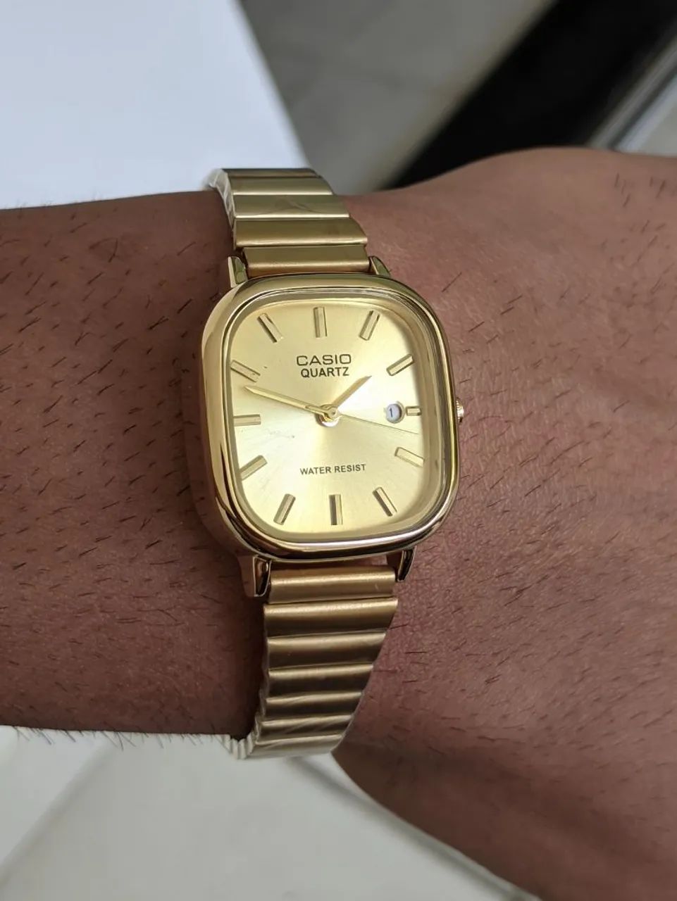 Relógio Casio Mini Resistente à Água com durabilidade na cor da pulseira  - Foto 2