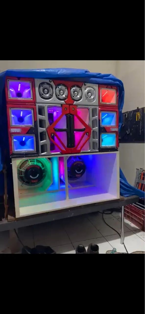 carretinha de som
