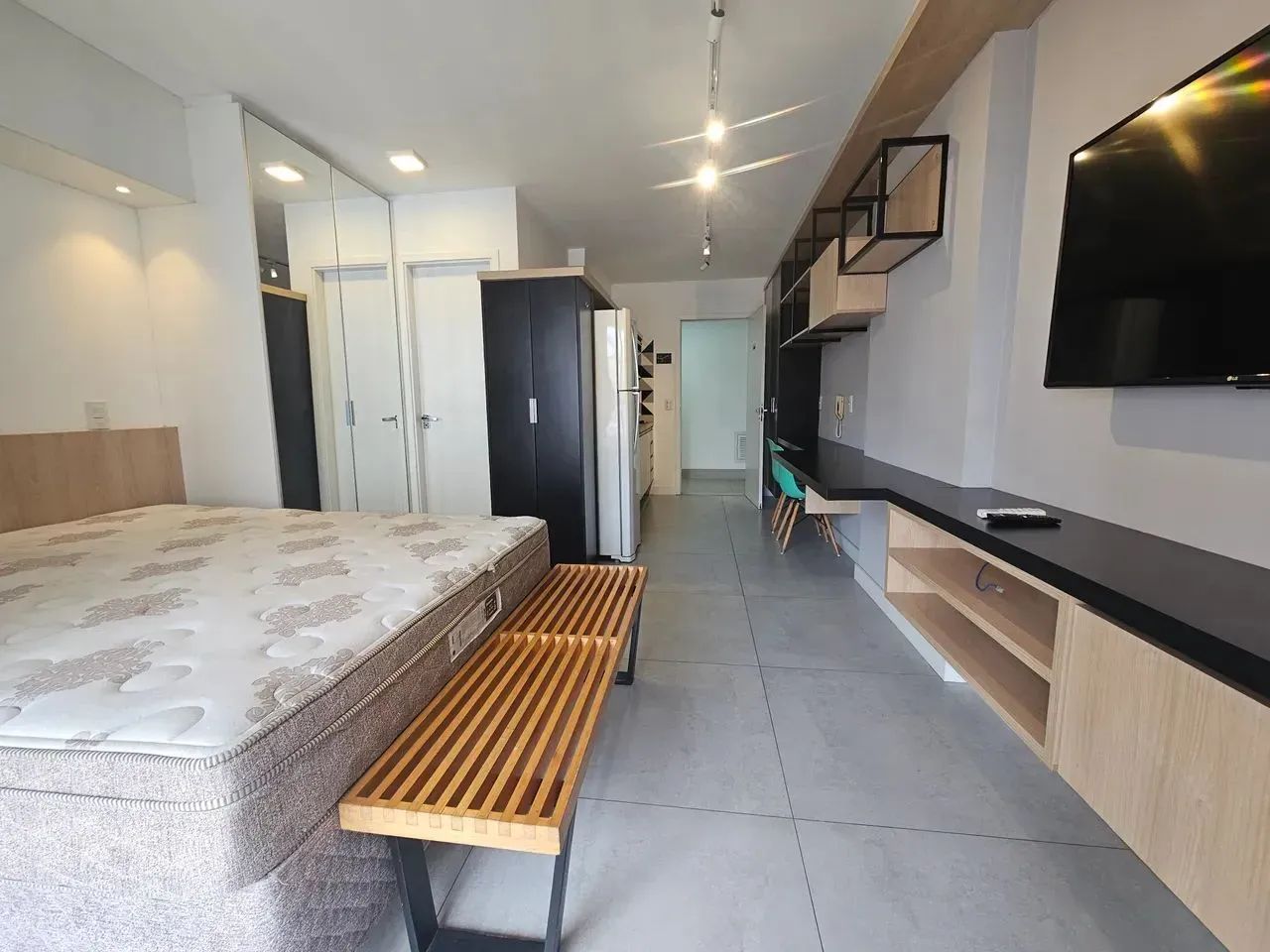 Loft  mobiliado venda ou locação tem 30 metros  com 1 vaga em Santa Efigênia - São Paulo - - Foto 5