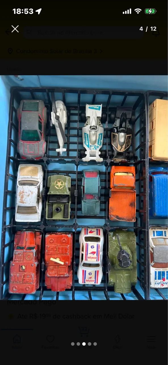 Matchbox com maleta 48 carrinhos - Hobbies e coleções - Setor
