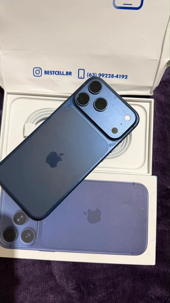 VENDO IPHONE 17 PRO MAX - 1 MÊS DE USO  - Foto 2
