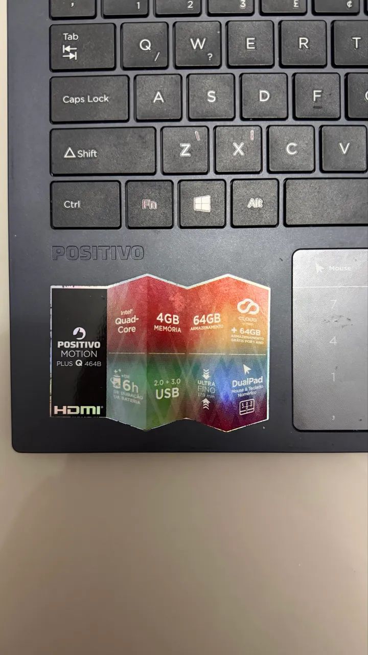 Vende-se NOTEBOOK Positivo Motion Plus Q464B Usado em perfeito estado - Foto 4