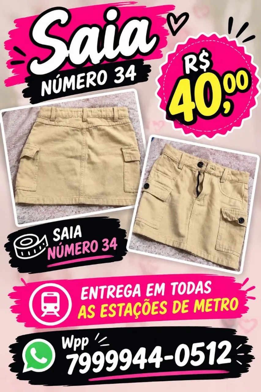 Vendo saia
