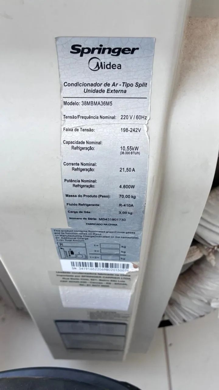 Ar-Condicionado Midea Multi Split 36.000 BTUs - 4 Evaporadoras - Foto 4
