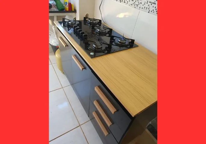 Balcão Cootkop 3 Gavetas Novo - Foto 3