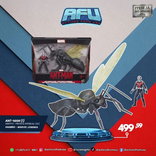 Homem Formiga E Formigão (ant-man) Marvel Legends Hasbro  