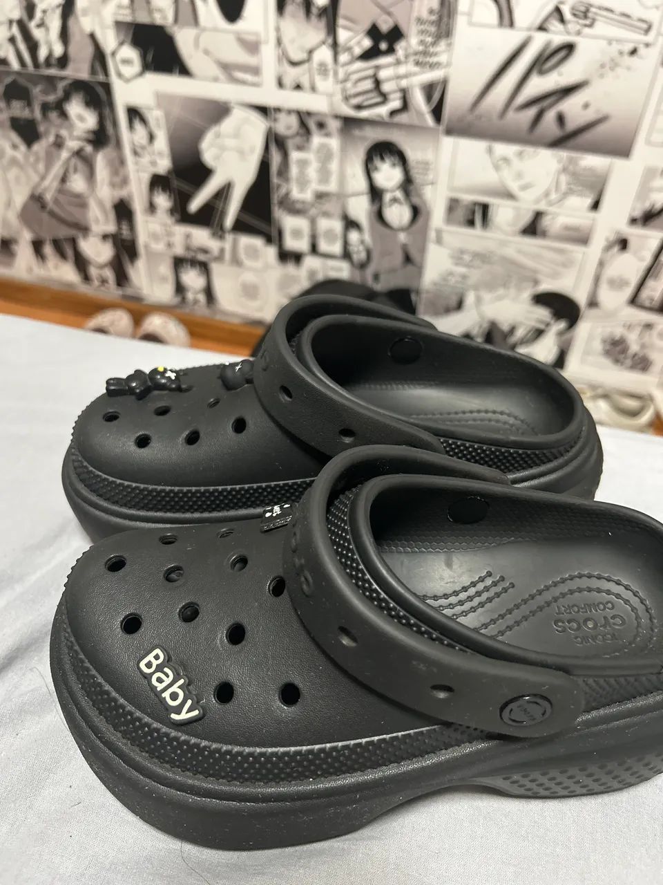 Crocs Plataforma Preto 35
