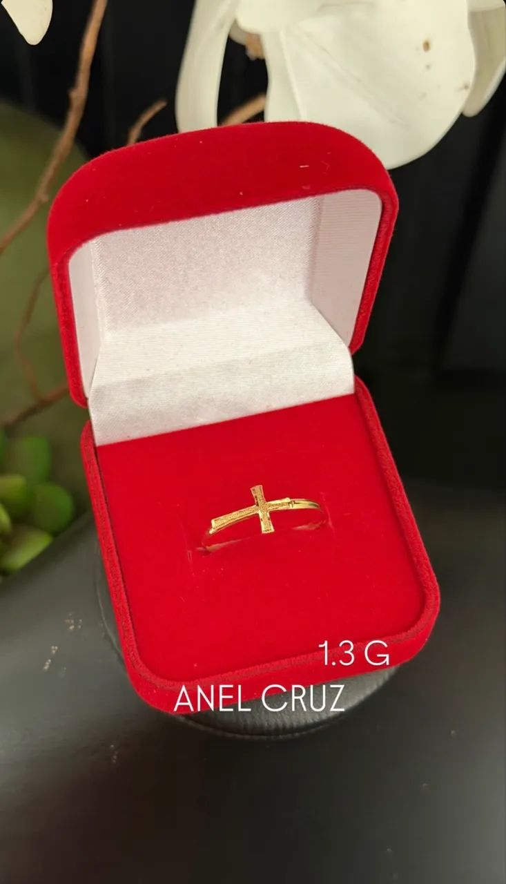 Anéis feminino ouro 18k - Foto 3