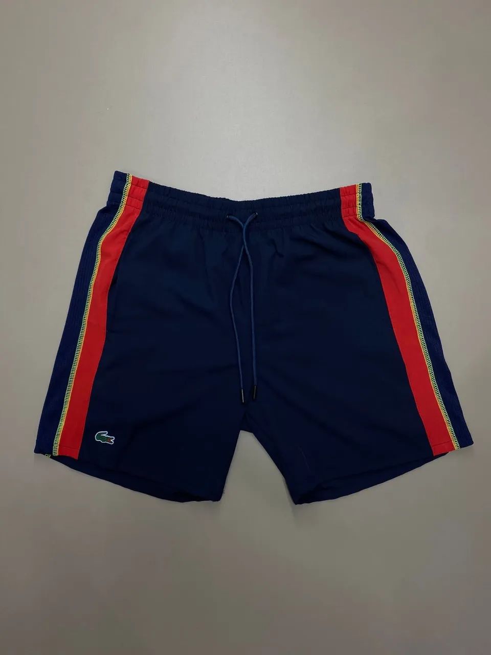 Bermuda Tactel Azul/Vermelho Limitado  - Foto 3