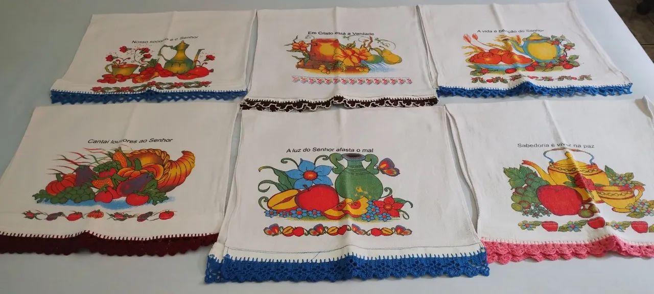 06 Guardanapos Decorados e com Babadinhos 