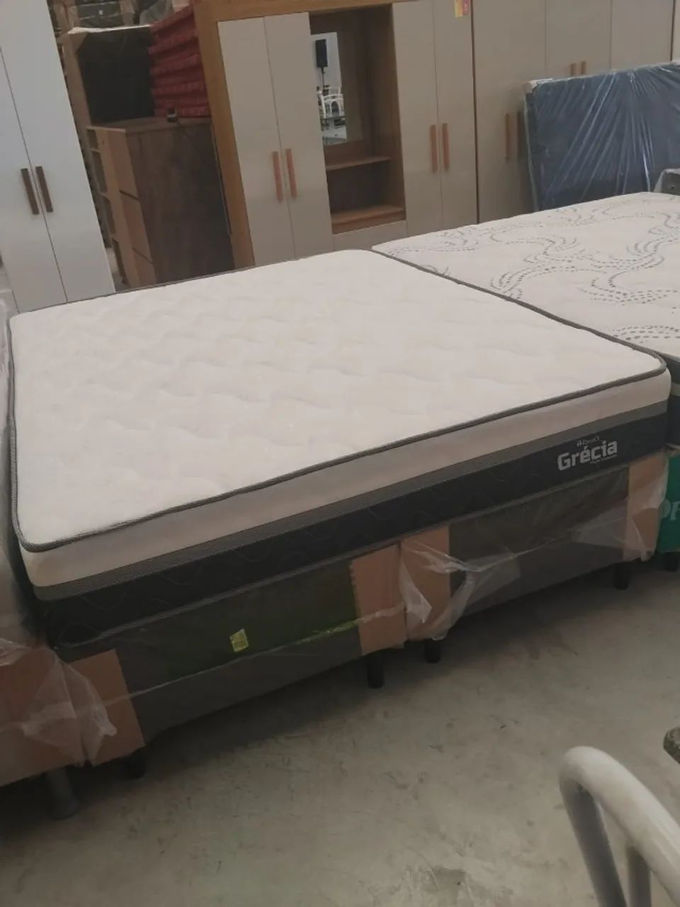 Seu Descanso Merece Mais Cama Queen: Suede e Molas Ensacadas