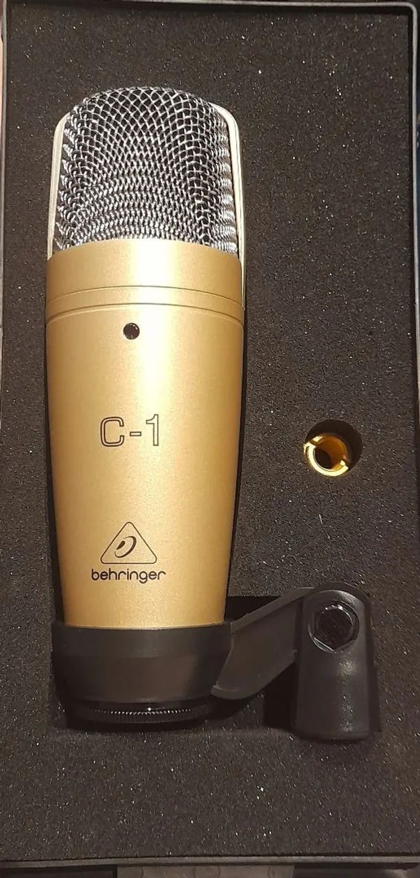 Microfone Behringer C-1 Profissional para Estúdio c/ case Original 