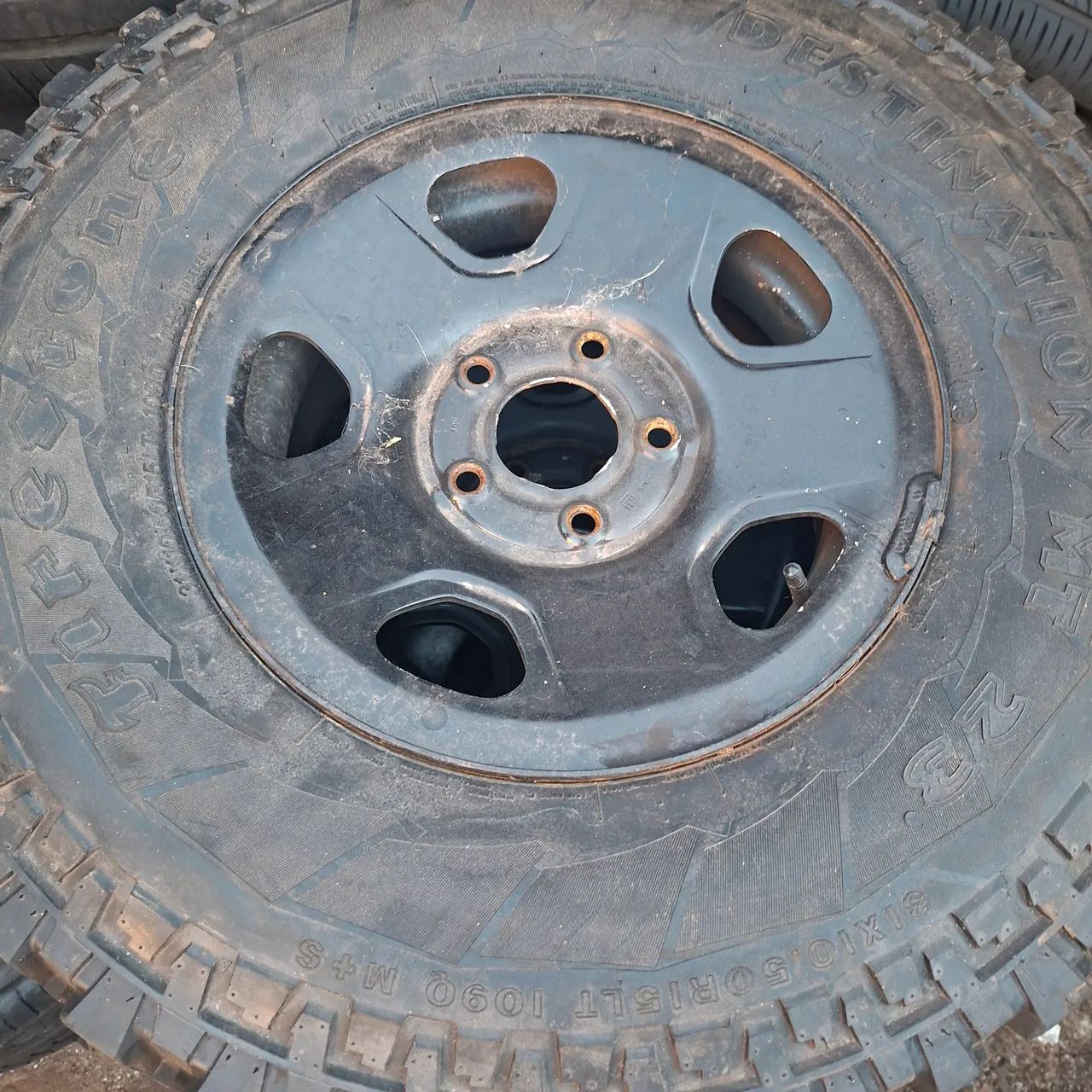 4 rodas de ferro aro 15 s 10 - Foto 2