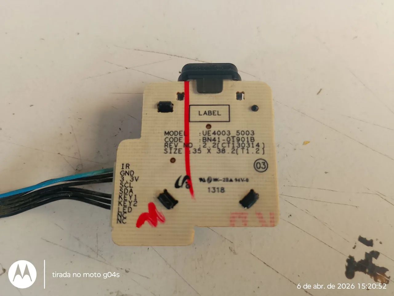 Botão Power/Funções tv Samsung UN39FH5003G - Foto 3