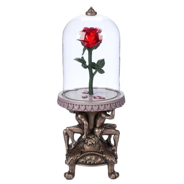 Luminária Rosa Encantada A Bela E A Fera Disney Original Nova