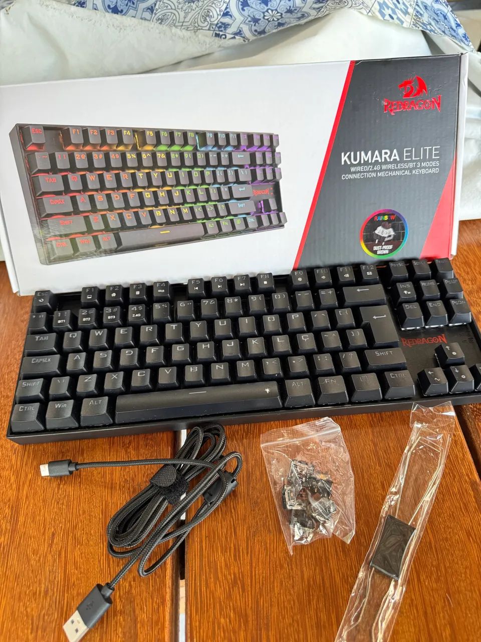 Teclado Redragon Kumara Elite - Foto 4