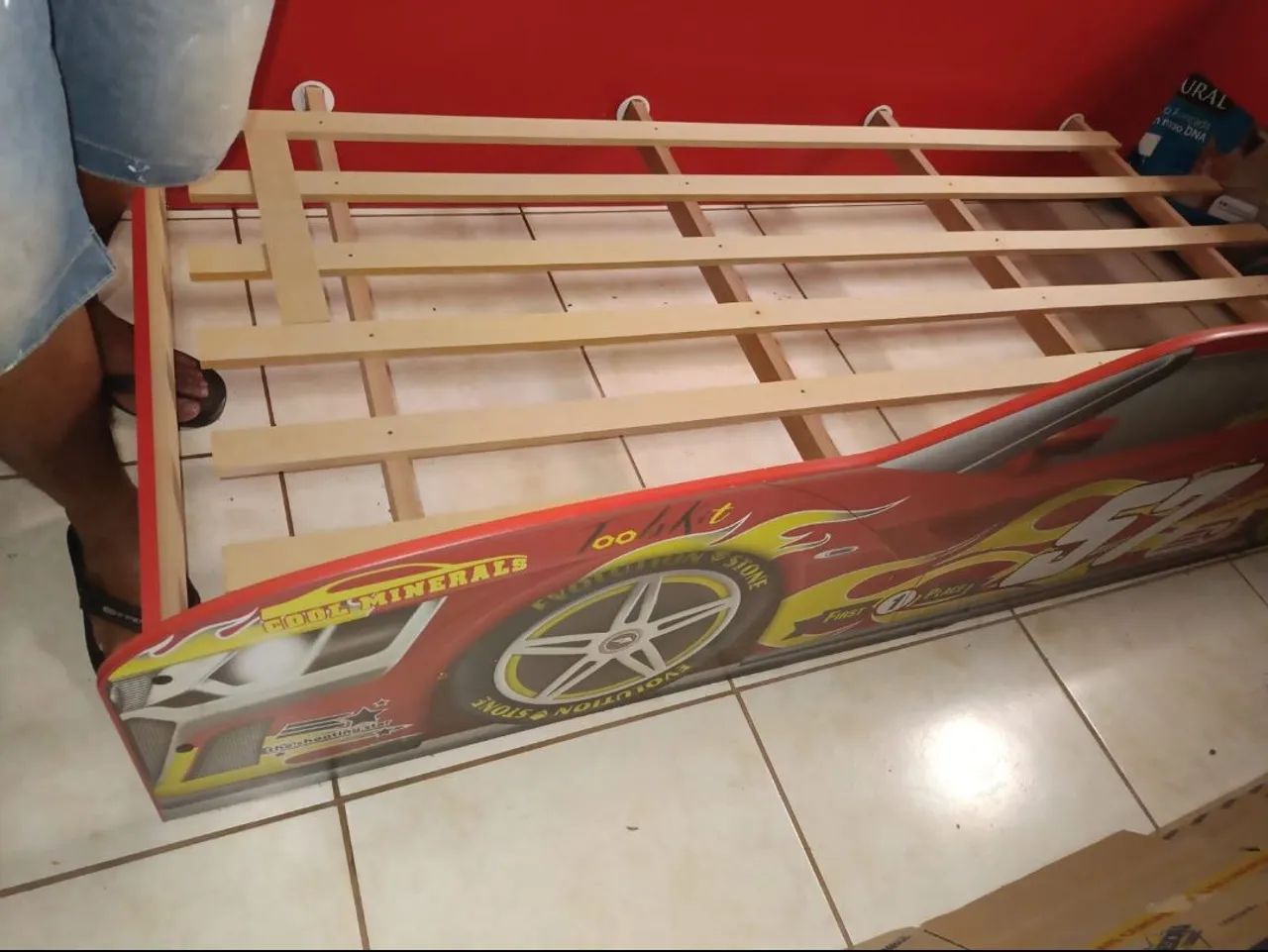Cama infantil de carros95