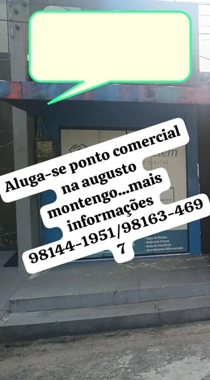 Alugo ponto comercial 