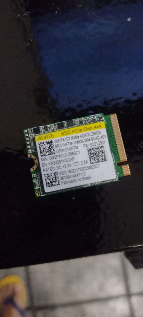 SSD nvme 256gb ger 4x4