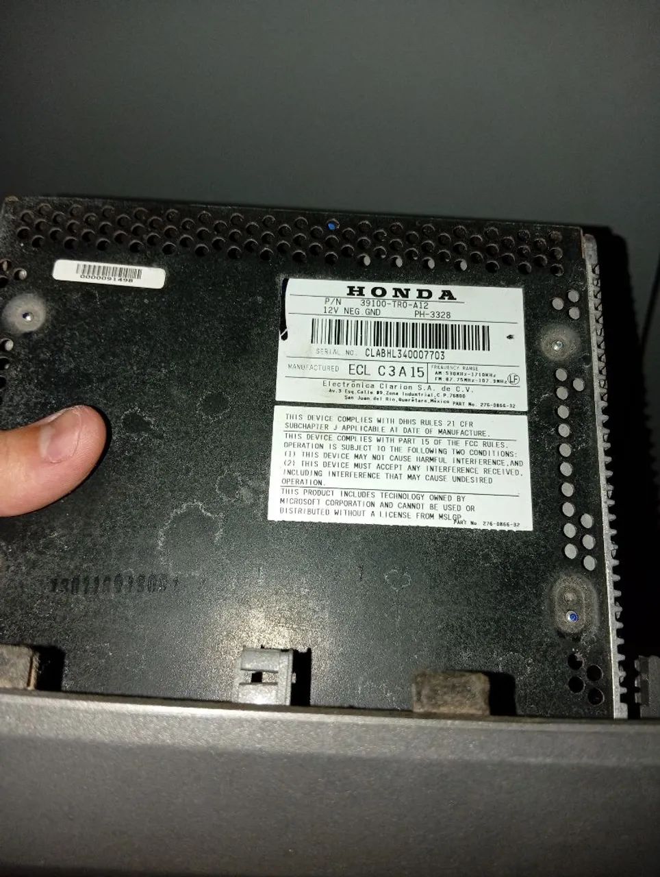 Som original do Honda Civic 2014 - Foto 2