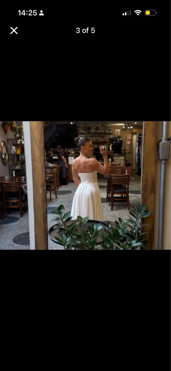 vestido noiva midi branco - Foto 2