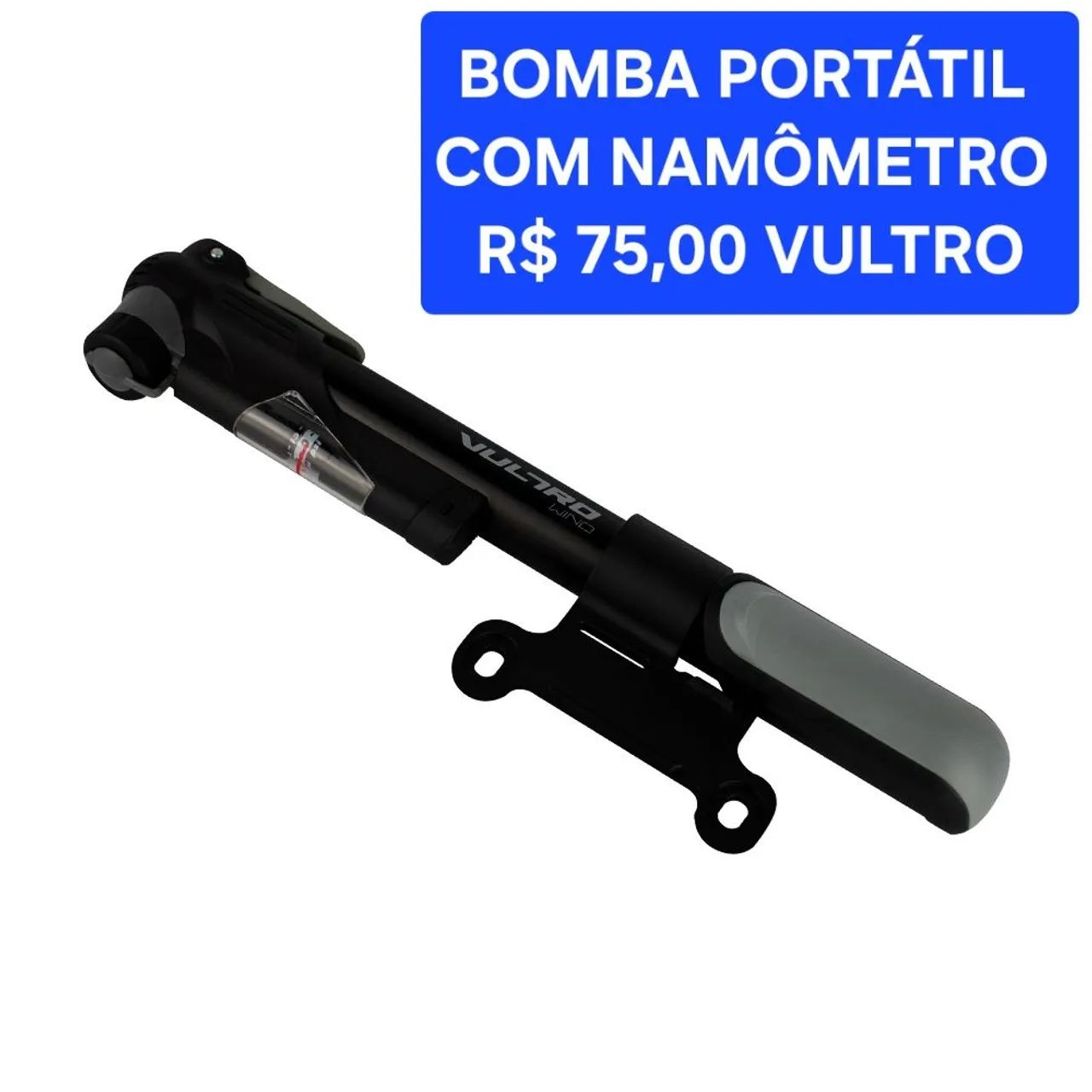 Bomba bike portátil com namometro 