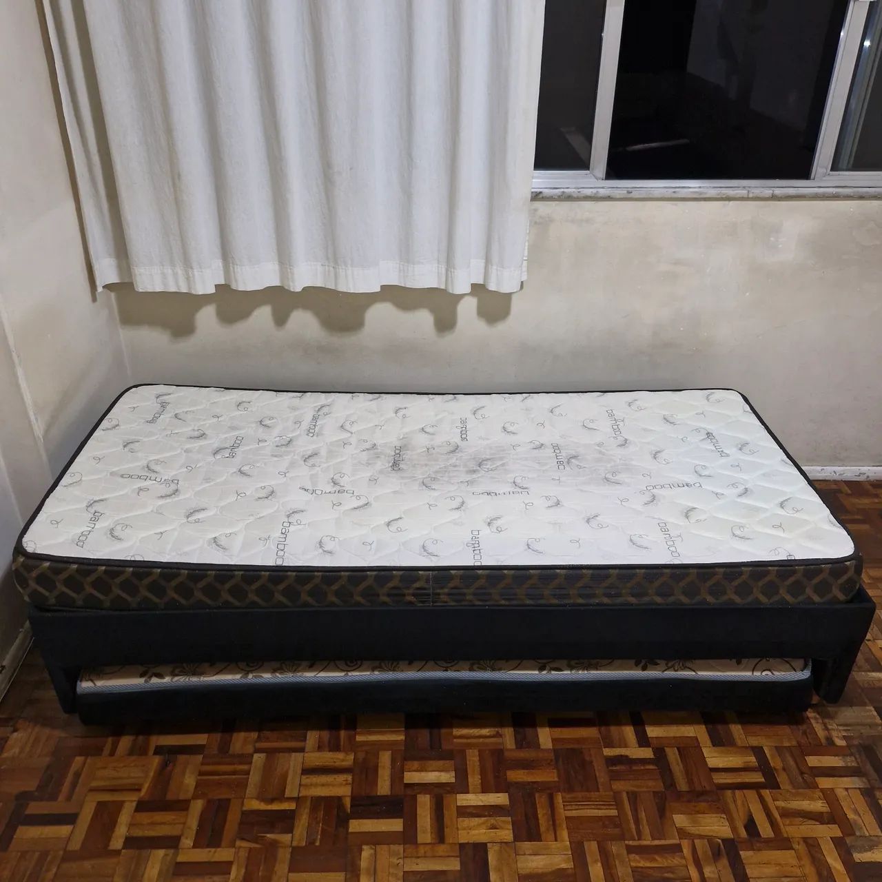Cama de solteiro bicama Orthocrin com colchão  bamboo d33 - Foto 2