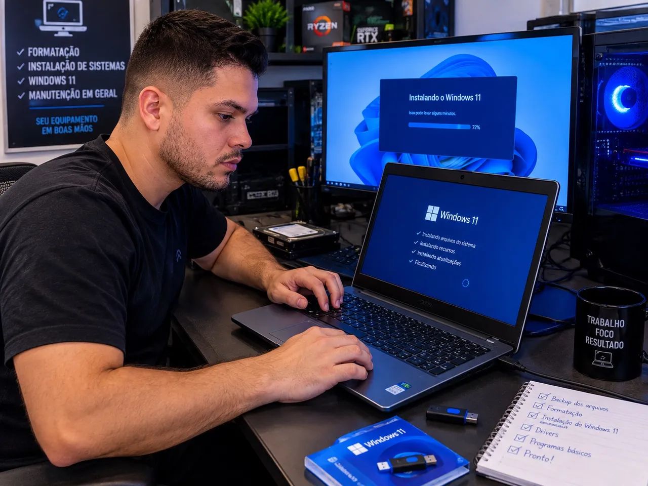 Serviço de manutenção e reparo em computadores e notebook  - Foto 3