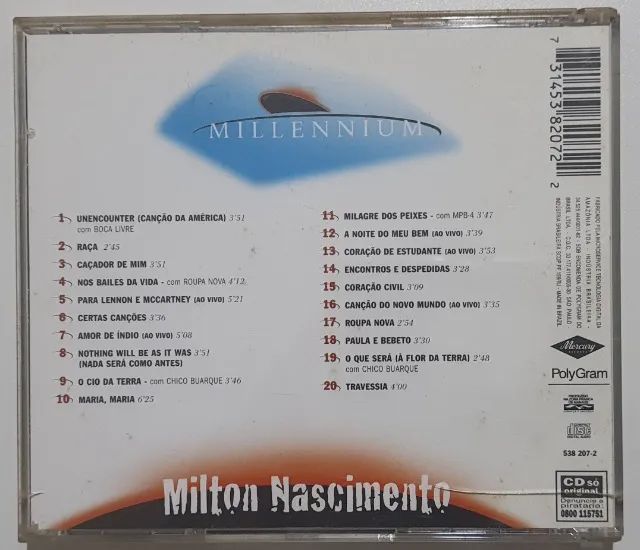 CD Milton Nascimento - Millennium - Foto 2