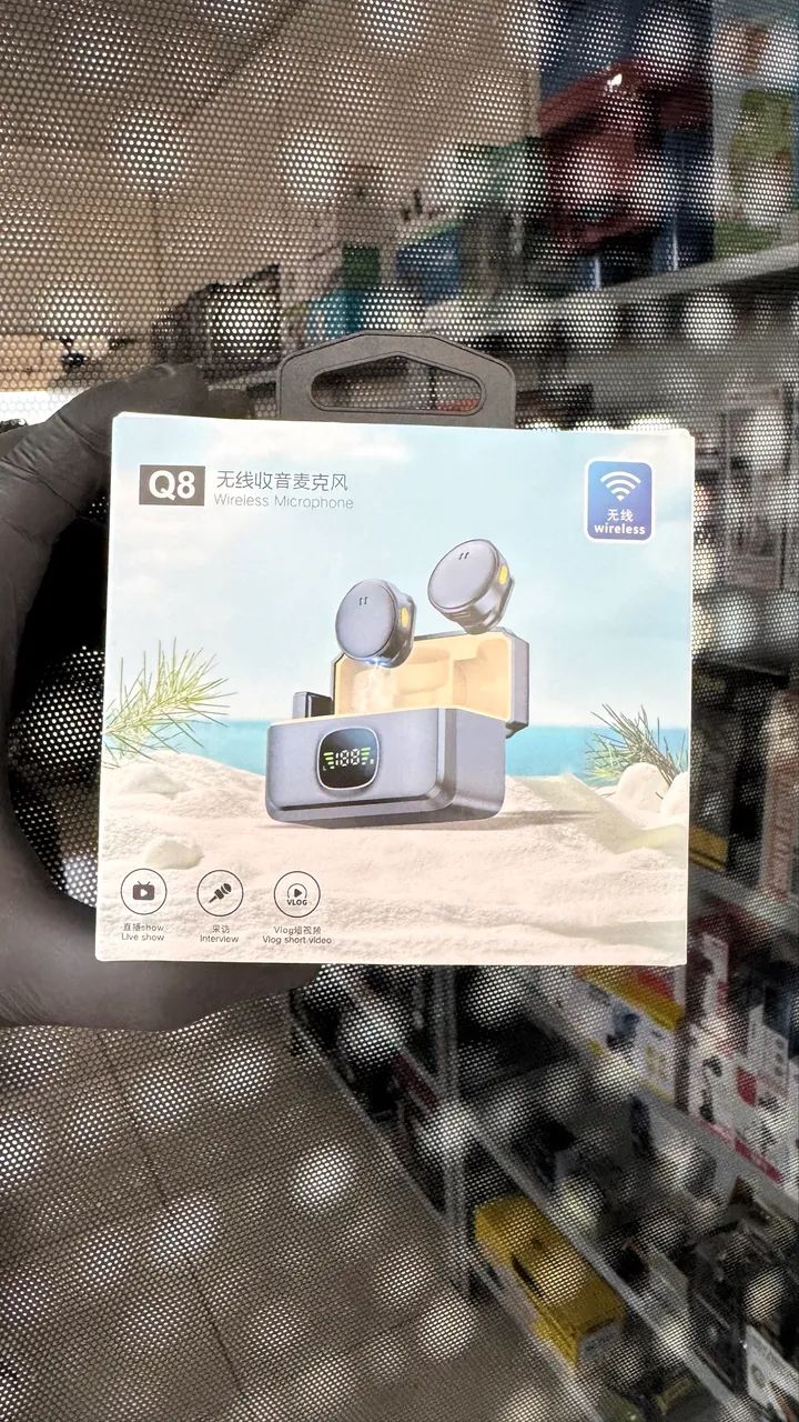 Microfone lapela com ímã sem fio tipo c duplo com
