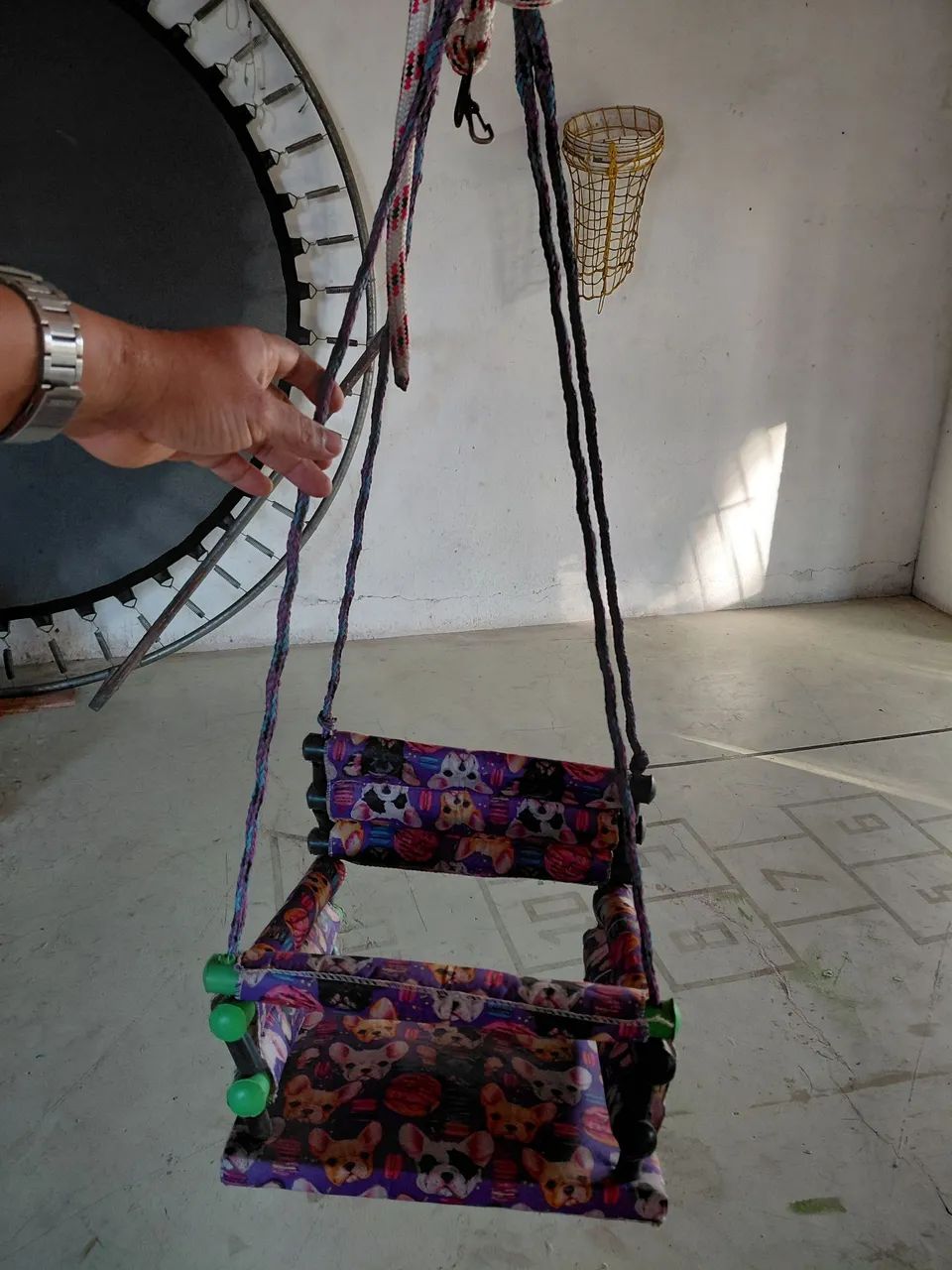 SJP - Balanço infantil cadeirinha com corda - Foto 2
