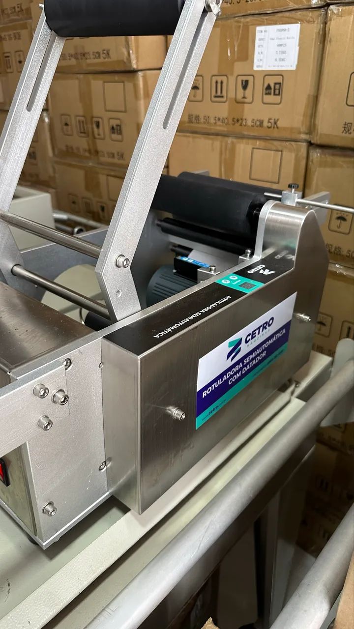 Rotuladora Semiautomática Com Datador Cetro CSLM P - Foto 3
