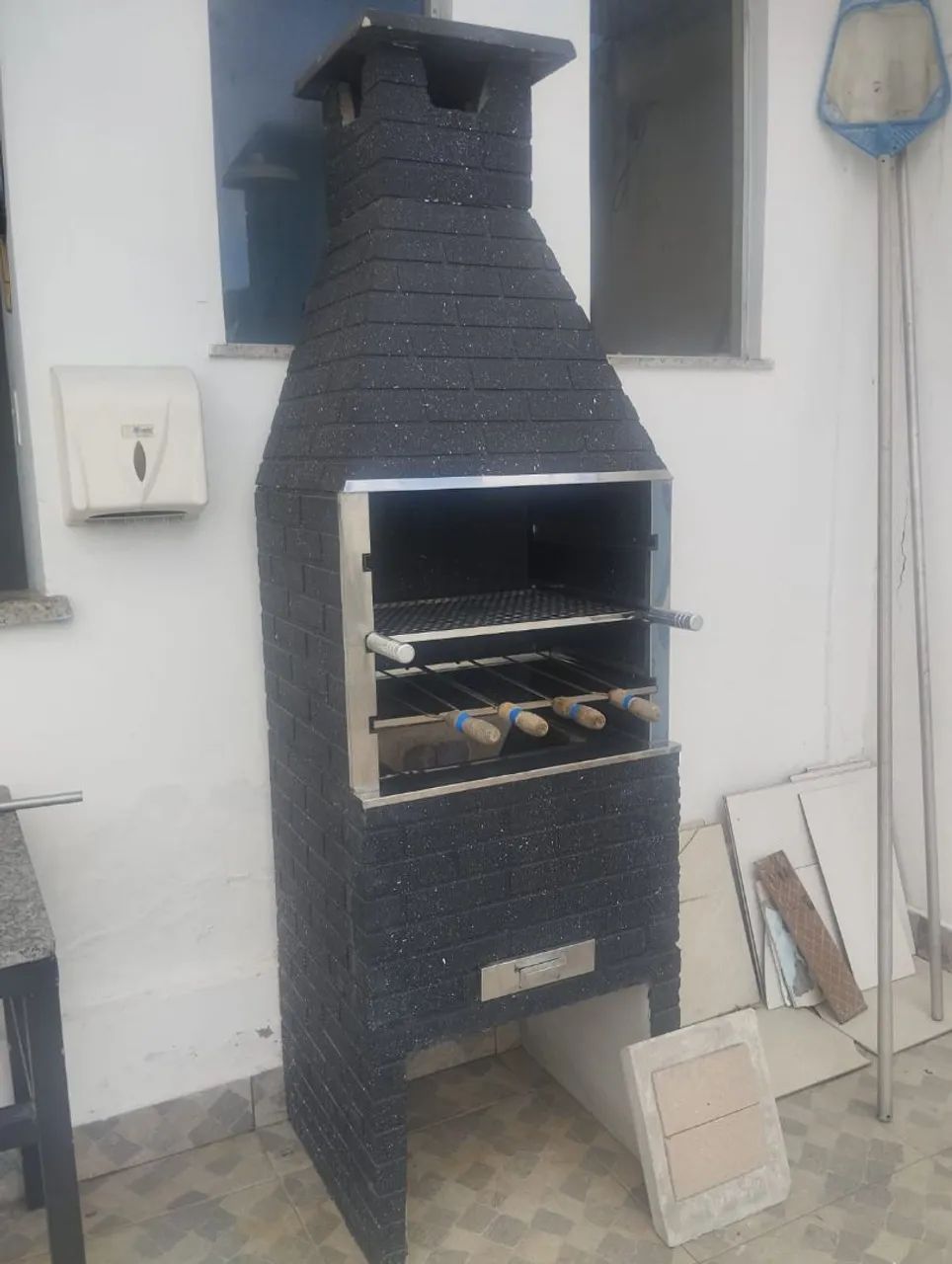 Churrasqueira de carvão  - Foto 4
