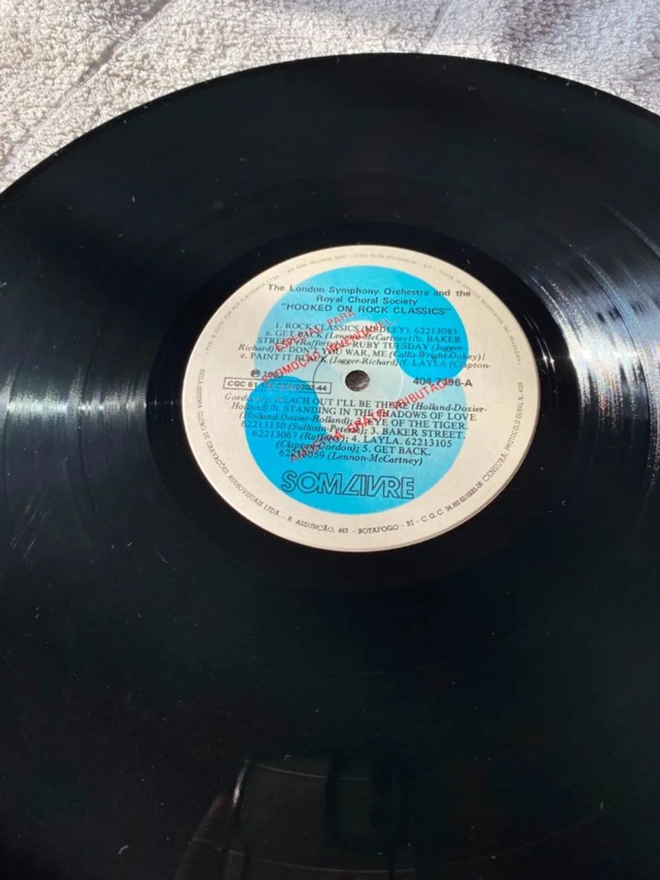 Disco de Vinil Hooked on Rock Classics (Promo de Época 1983) - Excelente Estado - Foto 5