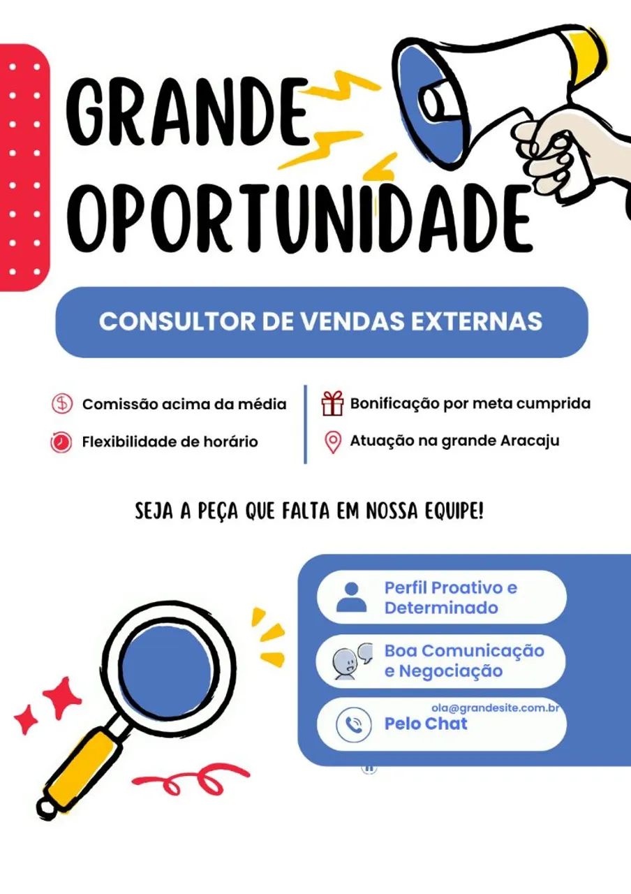 Consultor de Vendas Externas